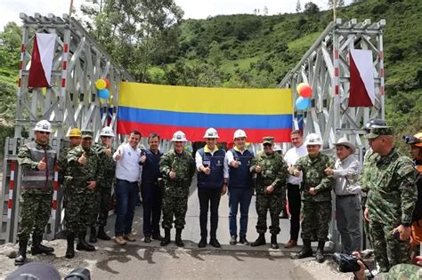 Ingenieros Militares Instalaron Puente Militar En Santander Que Conecta