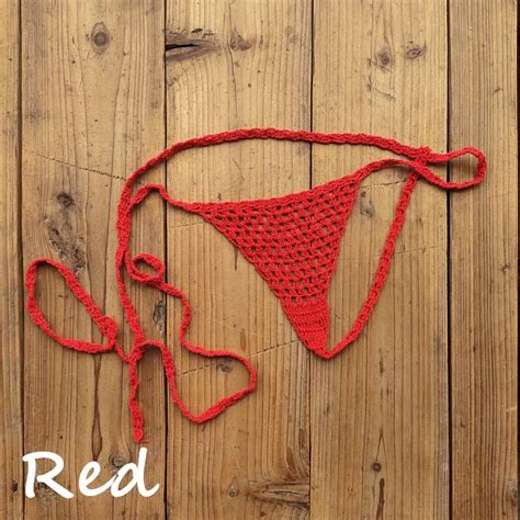 Women Sexy Crochet Bikini Bottom Boho Thong Swimwear Handmade Swimsuit Knitting Shorts Bikini