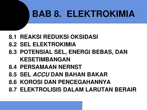 Ppt Konsep Elektrokimia Powerpoint Presentation Free Download Id