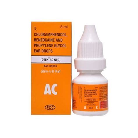 Antibiotic Used To Relieve The Pain Propylene Glycol Ear Drop Otek Ac