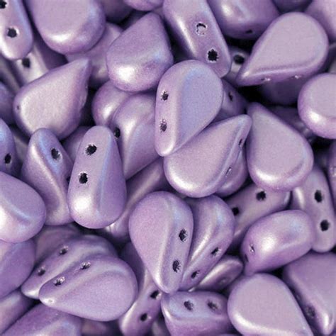 Amos Par Puca Beads X Metallic Matt Purple Etsy