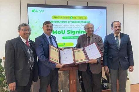 RITES Signs MoU With IIT Roorkee To Explore Business Opportunities In