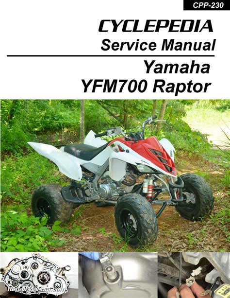 Cyclepedia Yamaha YFM 700 Raptor ATV Printed Service Manual