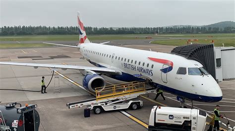 British Airways Cityflyer Business Class Club Europe Embraer Edi