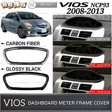 AMAZING TOYOTA VIOS DUGONG NCP93 2008 2013 DASHBOARD METER COVER FRAME