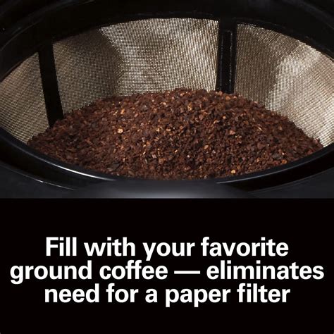12 Cup Reusable Basket Coffee Filter, Stainless Steel, BPA-Free