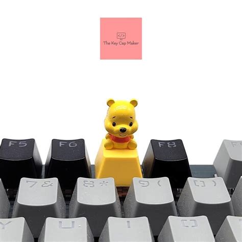 Winnie The Pooh Custom Made Keycap Etsy