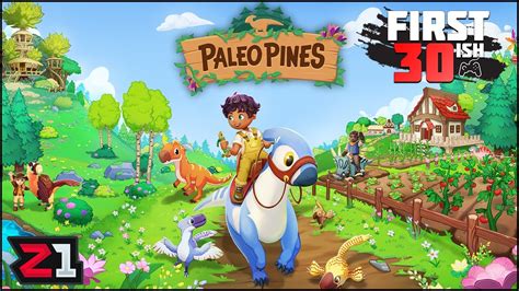 TAMING And USING DINOS To Restore The Farm Paleo Pines First 30 Ish