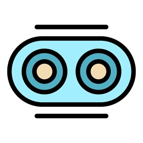 Premium Vector Optometrist Icon Outline Optometrist Vector Icon Color