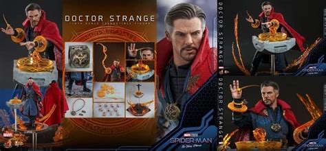 FIGURINE ARTICULÉE Hot Toys MMS Spider Man No Way Home Doctor Strange NEUVE rare EUR