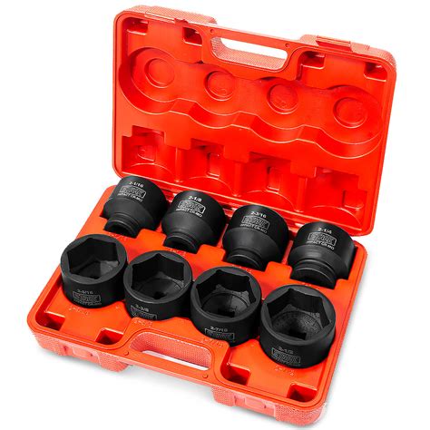 3 4 In Drive Sae Jumbo Impact Socket Set 02392a