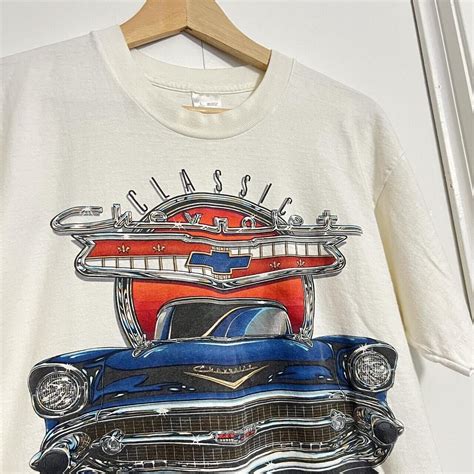 Vintage 90s 1995 Classic Chevrolet Car Brand Promo T Gem