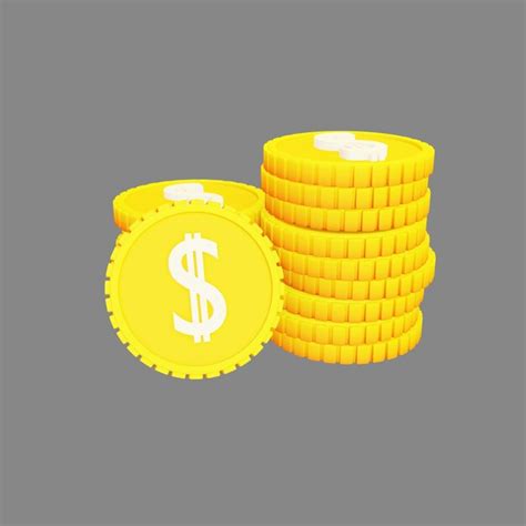 Premium PSD 3d Coins