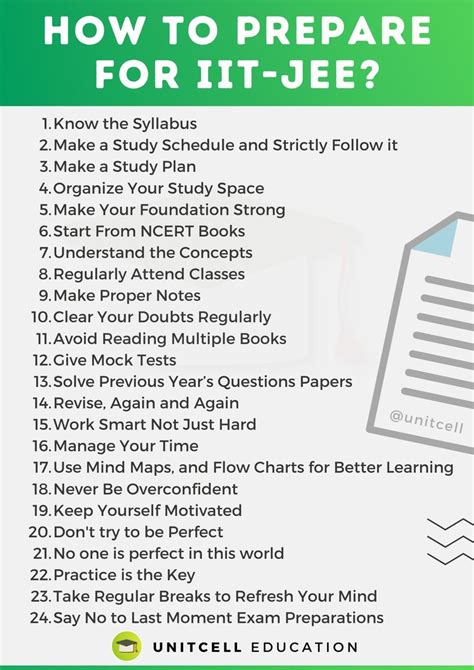 24 Tips For Iit Jee Preparation Exam Preparation Tips Exam