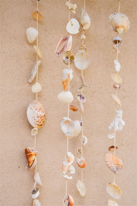 Diy Un Carillon En Coquillages Guirlande Coquillage