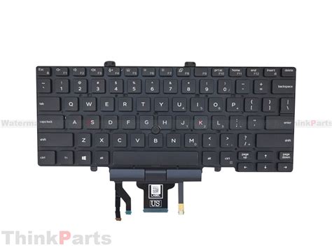 Dell Latitude 5400 5401 5410 5411 14 0 US Backlit Dual Point Keyboard