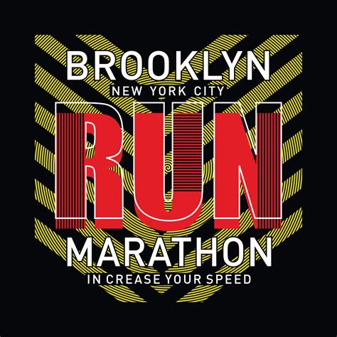 Athletic sport marathon increase your speed typography, t-shirt