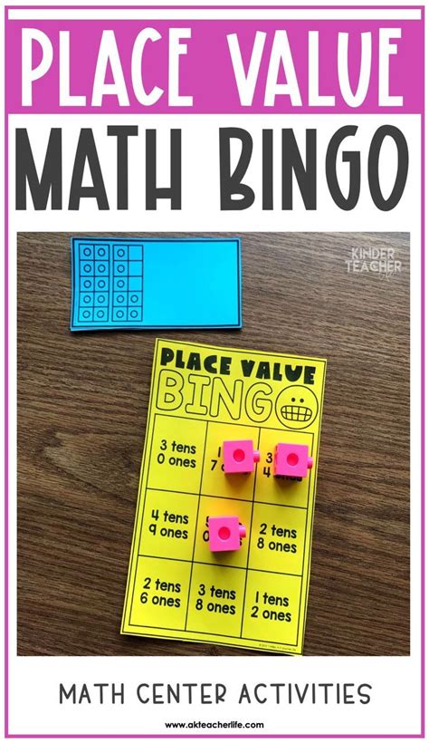 Place Value Math Centers First Grade Math Place Values Math Center Activities