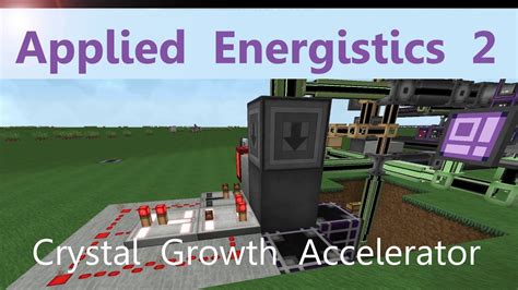 Applied Energistics 2 Tutorial Crystal Growth Accelerator Automated