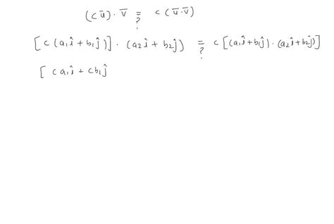 Solved Use The Vectors Mathbf{u} A {1} Mathbf{i} B {1} Mathbf{j} Quad Mathbf{v} A {2