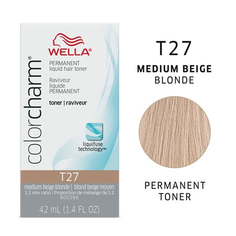 Wella Color Charm T Medium Beige Blonde Hair Toner