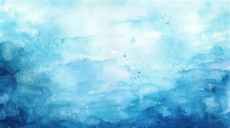 Premium Ai Image Soothing Light Blue Watercolor Background For