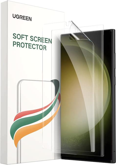 Ugreen 2 Pack Samsung Galaxy S22 S23 Ultra 3d Curved Screen Protector Flexible Tpu Film Easy