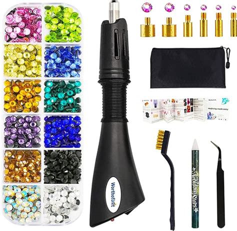 Amazon Hotfix Rhinestones Applicator Bedazzler Kit For Crafts