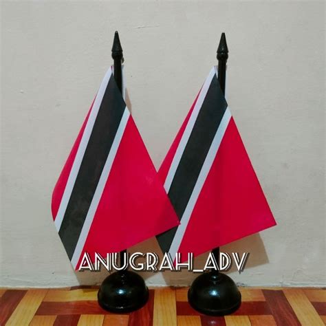 Jual Tiang Kayu Bendera Meja Trinidad Dan Tobago Shopee Indonesia