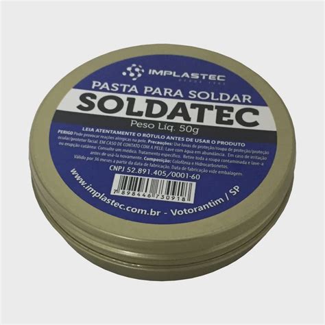 Pasta Soldatec Solda Fluxo Implastec Pastoso 50g Bga em Promoção