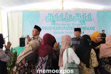 Momentum Halal Bihalal Pj Bupati Sugiat Ajak RSUD Jombang