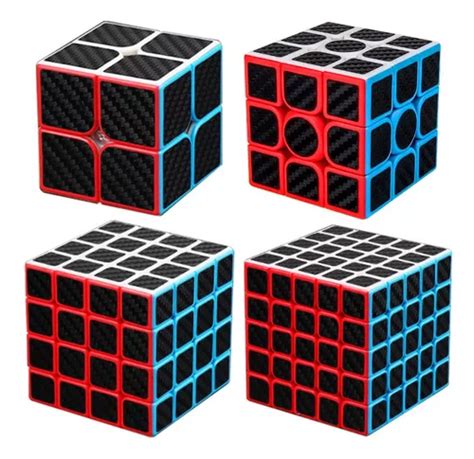 Set De Cubos Mágicos Moyu Pack 4 Speed Rubik 2x2 3 4x4 5x5 Cuotas sin