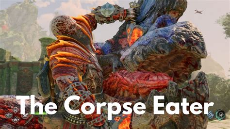 God Of War Ragnarok Kratos Vs The Corpse Eater Boss Fight On Give