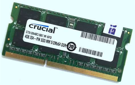 Crucial Sodimm Ddr Gb Mhz S