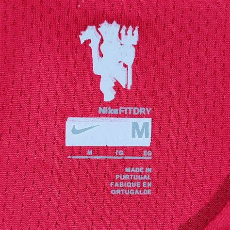 manchester united nike red devils soccer jersey   etsy
