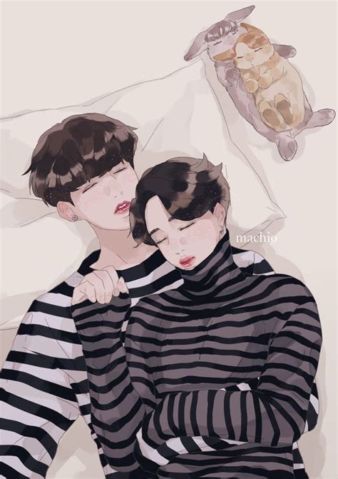 Pin By Mochi On Bts Fanart Jikook Fan Art Jimin Jungkook