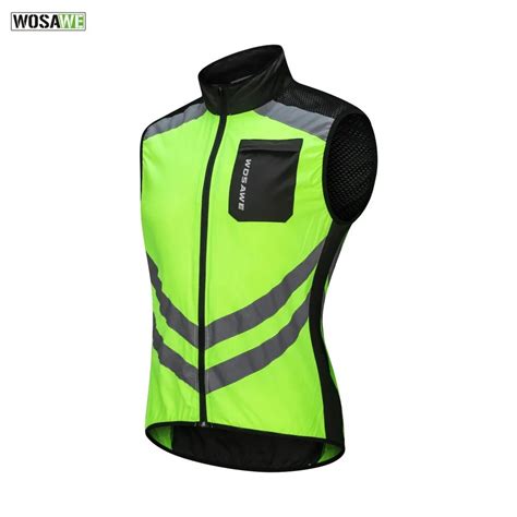 Wosawe High Visibility Reflective Vest Motocross Off Road Racing Vest