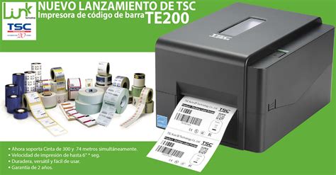 Impresora De Etiquetas Tsc Te200 Link Tecnoshop