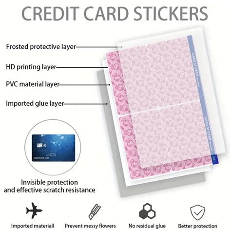 1 Card Stickers Self Adhesive Waterproof Pvc Card Stickers Bus Card