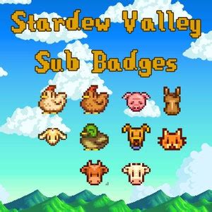 Twitch Animated Emote Stardew Valley Speech Bubbles Heart Cute