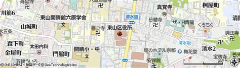 京都府京都市東山区の地図 住所一覧検索｜地図マピオン