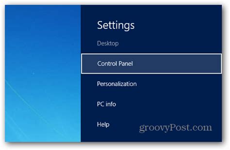 How To Access The Traditional Control Panel In Windows 8