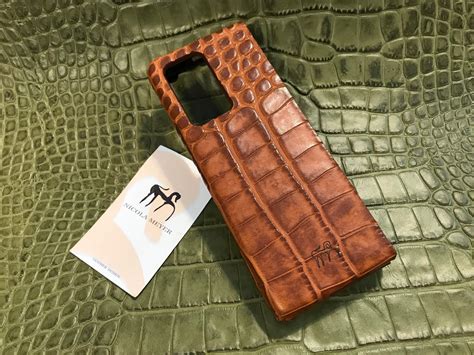 Samsung Galaxy Z FOLD 4/3/2 Calfskin Leather Pritned Alligator Pattern ...