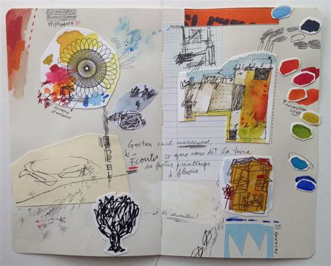 art journal . Élise Palardy | Art journal inspiration, Book art, Sketchbook journaling