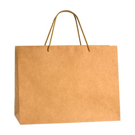 Sacs Papier Kraft Haut De Gamme Naturel 39 X 18 X H 29 Cm 175 G