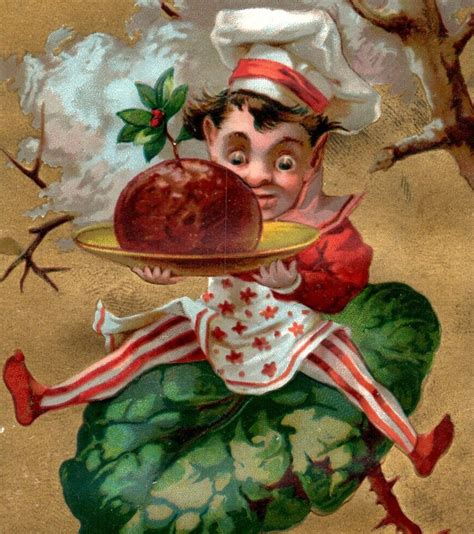 S Embossed Victorian New Year S Card Fantasy Fairy Elf Figgy