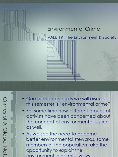 Environmental Crime | PDF | Environmental Law | Extinction