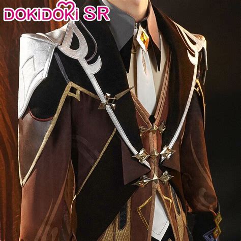 Pre Sale Dokidoki Sr Game Genshin Impact Cosplay Zhongli Costume Zhong