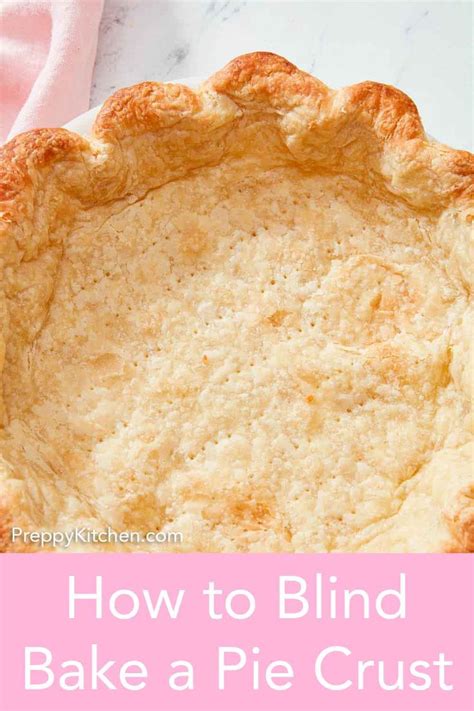 How To Blind Bake A Pie Crust