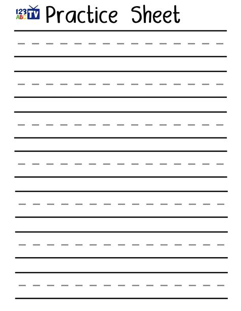 Printable Name Practice Sheets